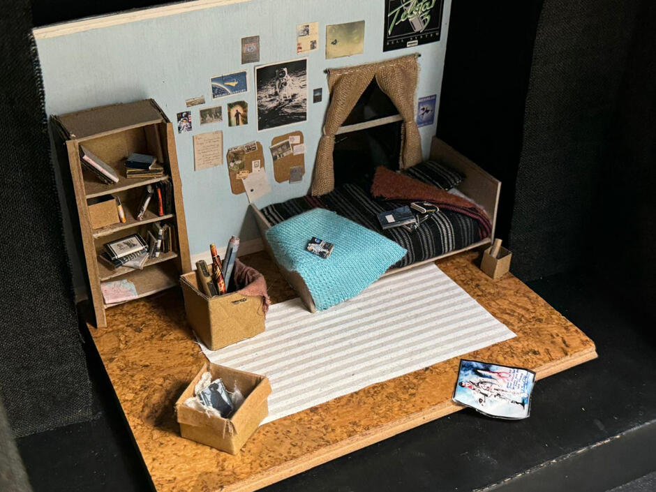 Bedroom Model, 2024. Various. 1' x 1' x 1'.