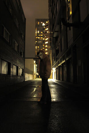 "My Brother's Keeper" 1/3. Mask and digital photography. 2024.