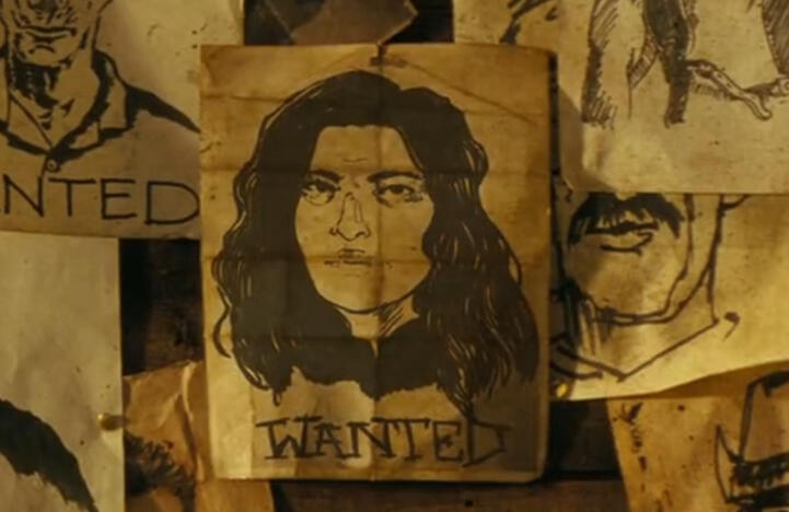 Wanted Poster of &quot;Moldaver.&quot; S1E6. 2023.
