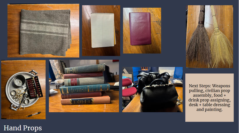 Design Presentation Slide 3/3: Hand Props