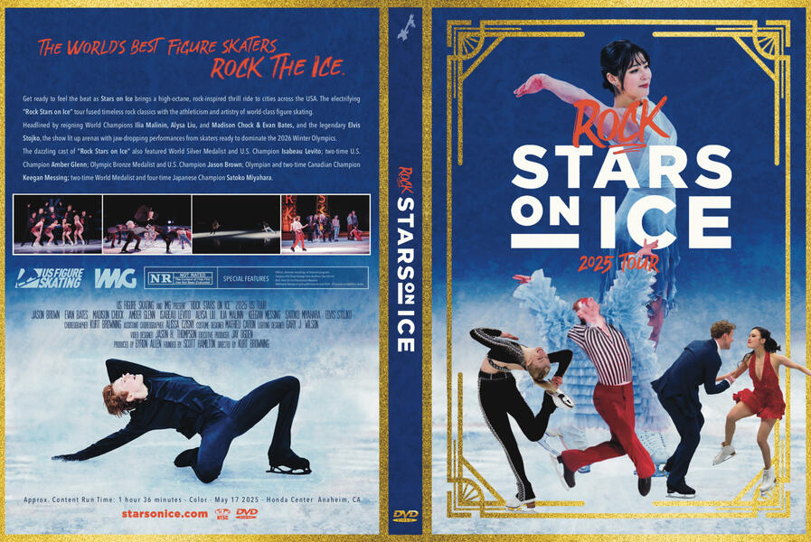 Unofficial "Rock Stars on Ice" DVD Cover, 2025.
